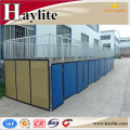 EPE board hot dip galvanized horse stable with PVC fabric